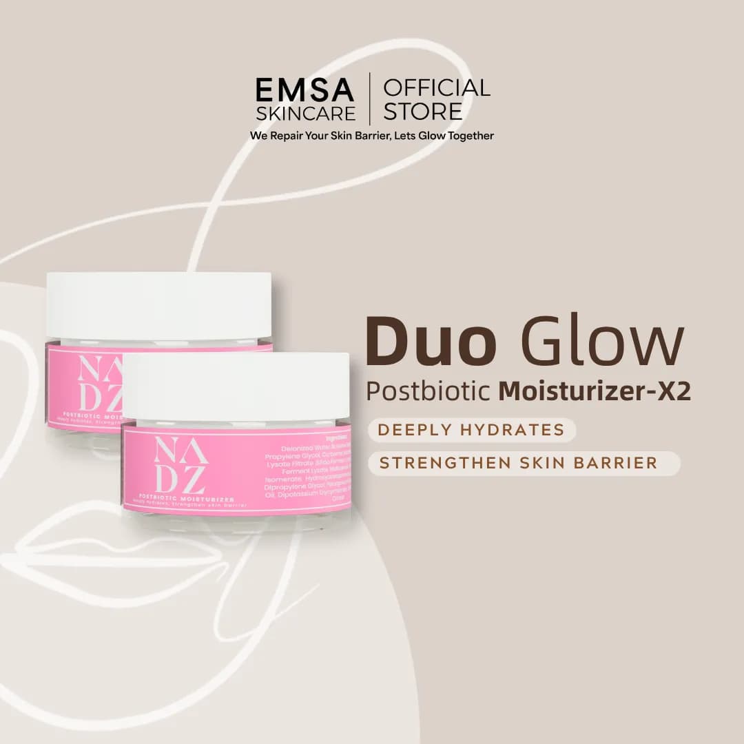 Duo Glow | NADZ Postbiotic Moisturizer X2